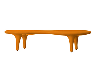 Стеклянный кофейный столик из стекловолокна Orgone Cappellini MN_5