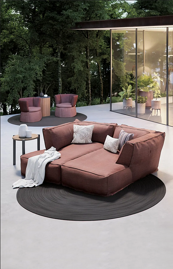 Круглый боковой стол из тика Atmosphera Lobster PF.OUT.LO.SR фабрика ATMOSPHERA из Италии. Фото №6