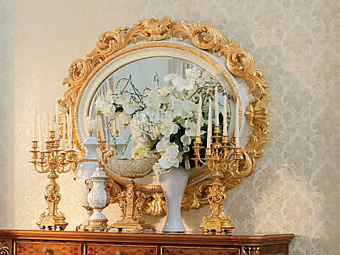 Овальное настенное зеркало из стекла MODENESE GASTONE 14679 фабрика MODENESE GASTONE из Италии