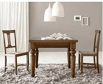 Стол обеденный раскладной квадратный ARREX B830 фабрика ARREX из Италии