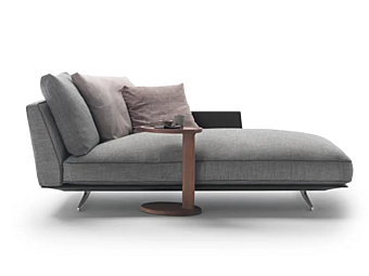 Дневная кровать с обитой спинкой из ткани FLEXFORM Bretton фабрика FLEXFORM из Италии