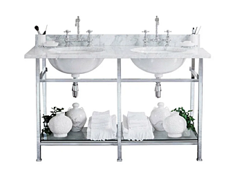 Двойная консольная раковина из камня CELINE Gentry Home 3065 фабрика Gentry Home из Италии