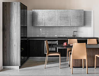 Кухонный гарнитур STYLE, фабрики DOIMO CUCINE, с техникой и столешницей