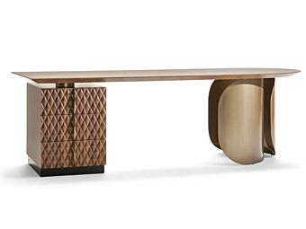 Прямоугольный письменный стол из дерева с ящиками OPERA CONTEMPORARY Erik 48003/N фабрика OPERA CONTEMPORARY из Италии