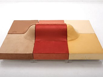 Модульный диван из ткани с мягкой спинкой GIOVANNETTI Dune фабрика GIOVANNETTI из Италии