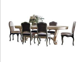 Раскладной обеденный стол из массива дерева Gregory Martini Interiors фабрика MARTINI INTERIORS из Италии