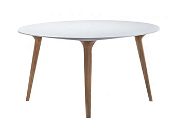 Круглый деревянный стол Ademar BROSS 3172 фабрика BROSS из Италии