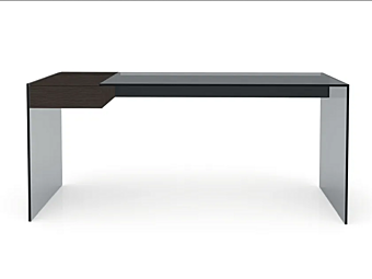Письменный стол из стекла и нержавеющей стали с ящиками Gallotti&Radice AIR DESK Письменный стол из стекла и нержавеющей стали с ящиками Gallotti&Radice AIR DESK фабрика Gallotti & Radice из Италии