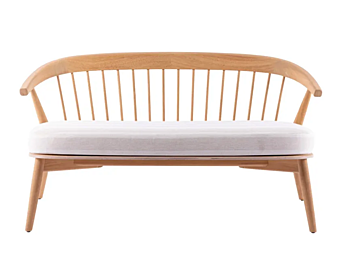 Диван для сада на два места из ироко и ткани Cappellini Newood Relax Lido Диван для сада на два места из ироко и ткани Cappellini Newood Relax Lido фабрика Cappellini из Италии