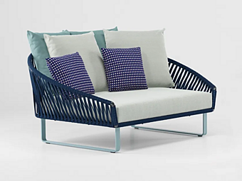 Дивань с обитой спинкой из ткани KETTAL Bitta KS70-033-00 фабрика KETTAL из Италии