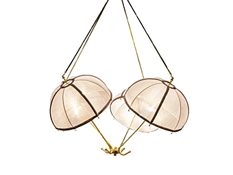 Подвесная люстра из ткани FORMITALIA Umbrella фабрика FORMITALIA из Италии