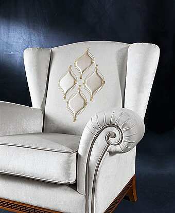 Кресло с обивкой из ткани CARPANELLI  Arts PO51 фабрика CARPANELLI из Италии