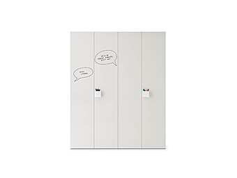 Шкаф с распашными дверями из дерева NIDI Graphic фабрика nidi из Италии