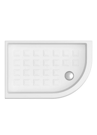 Угловой полукруглый душевой поддон из акрила Gentry Home Aurora фабрика Gentry Home из Италии