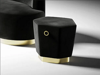 Упругий пуф из обивочной ткани CASA +39 MATISSE EMA202 фабрика ENCORE (by CASA +39) из Италии