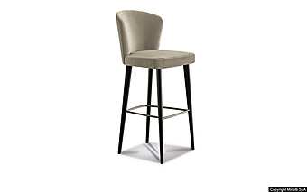 Стул барный MINOTTI Aston Stool Стул барный MINOTTI Aston Stool фабрика Minotti из Италии