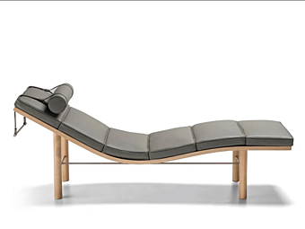 Обитанный кожаный шезлонг Molteni & C Tuscany Обитанный кожаный шезлонг Molteni & C Tuscany фабрика Molteni & C.(+VITRA) из Италии