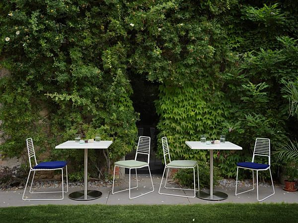 Квадратный садовый стол из алюминия T1 Outdoor Bistrot Casamania & Horm фабрика Casamania & HORM из Италии. Фото №6