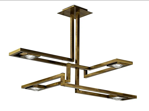 Подвесная LED лампа из латуни MARIONI Cecile 02803 фабрика MARIONI из Италии. Фото №1