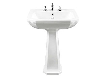 Умывальник на пьедестале из фарфора Claremont Gentry Home фабрика Gentry Home из Италии