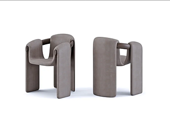 Кресло с обивкой из кожи и подлокотниками PAOLO CASTELLI SED.SARI.700.NAB фабрика Paolo Castelli из Италии