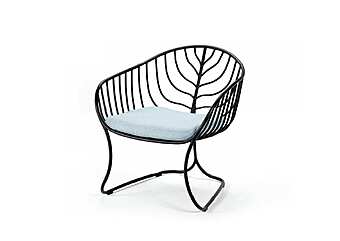 Кресло низкое для улицы и сада ROYAL BOTANIA Folia FOL 77 фабрика ROYAL BOTANIA из Италии