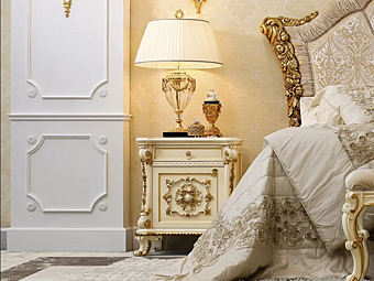 Прикроватная тумбочка с ящиками из дерева MODENESE GASTONE 14219 Прикроватная тумбочка с ящиками из дерева MODENESE GASTONE 14219 фабрика MODENESE GASTONE из Италии
