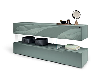 Стеклянный комод с ящиками LAGO AIR 0677B 0677B фабрика LAGO из Италии