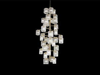 Люстра из стекла SALIX L39 от Euroluce Lampadari Люстра из стекла SALIX L39 от Euroluce Lampadari фабрика EUROLUCE LAMPADARi из Италии