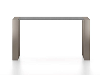 Прямоугольный консольный стол из стекла и стали Ring F.lli Orsenigo фабрика ORSENIGO из Италии