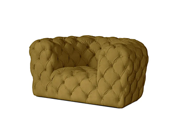 Кресло с мягкой спинкой из кожи BAXTER Chester Кресло с мягкой спинкой из кожи BAXTER Chester фабрика BAXTER из Италии