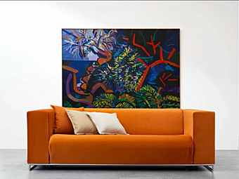 Диван-кровать с removable cover из ткани SAMOA Casamania & Horm фабрика Casamania & HORM из Италии