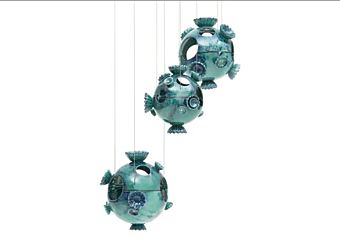 Подвесная керамическая ваза Marimo GIORGETTI Подвесная керамическая ваза Marimo GIORGETTI фабрика GIORGETTI из Италии