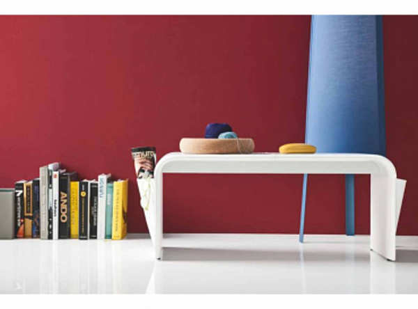 Банкетка SHAPE WHITE фабрика CALLIGARIS из Италии. Фото №4