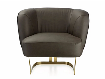 Кресло с подлокотниками из экокожи JOAN MARIONI 02706