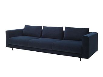 Диван с мягкой спинкой из ткани с съемным чехлом LIGNE ROSET ENKI 10003114 фабрика LIGNE ROSET из Италии