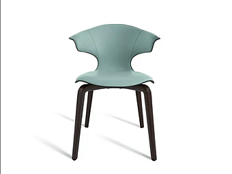 Стул с обивкой из кожи POLTRONA FRAU Montera фабрика POLTRONA FRAU из Италии