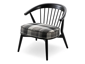 Кресло с обитой спинкой из массива ясеня Cappellini Newood Relax NW_3R фабрика Cappellini из Италии