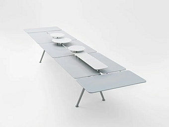 Стол из глазурованного фарфорового камня PAOLA LENTI Altopiano B172B фабрика PAOLA LENTI из Италии