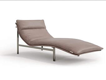 Обитый шезлонг из ткани MISURAEMME Baltimora BALP01 фабрика MisuraEmme из Италии