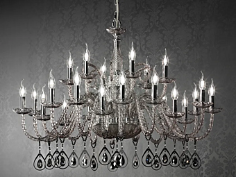 Люстра с кристаллами Сваровски Euroluce Lampadari TooChic L12 6 6 Люстра с кристаллами Сваровски Euroluce Lampadari TooChic L12 6 6 фабрика EUROLUCE LAMPADARi из Италии