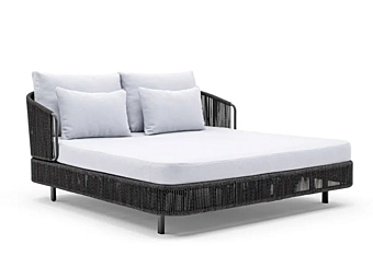 Садная кровать из синтетического волокна с мягкой спинкой VARASCHIN TIBIDABO 1420, 1420A фабрика VARASCHIN из Италии