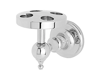 Держатель для зубных щеток настенный металлический Gentry Home Oxford фабрика Gentry Home из Италии