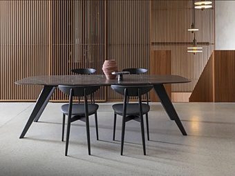 Стол из мрамора  коллекции Euromobil TE