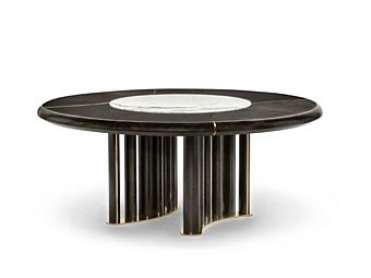 Круглый обеденный стол из дерева OPERA CONTEMPORARY Oliver 46017/18F фабрика OPERA CONTEMPORARY из Италии