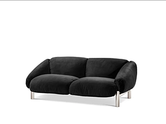 Диван с бархатной обивкой на два места GHIDINI1961 FLO LB207 фабрика GHIDINI1961 из Италии