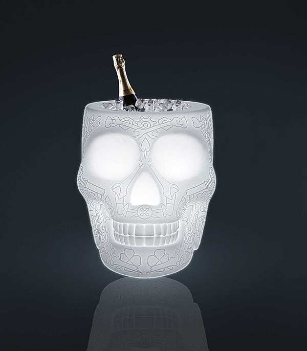 Куллер-лампа MEXICO PLANTER AND CHAMPAGNE COOLER LAMP WITH RECHARGEABLE LED фабрика Qeeboo из Италии. Фото №1