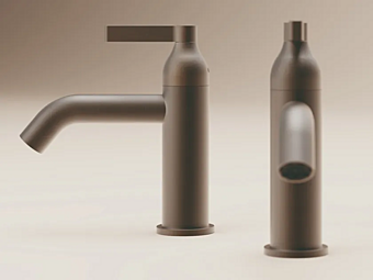 Смеситель для раковины с одной ручкой из латуни AGAPE MEMORY MIX фабрика Agape из Италии