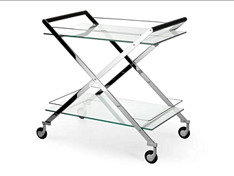Кухонный trolley из стекла и металла Gallotti&Radice Mister Кухонный trolley из стекла и металла Gallotti&Radice Mister фабрика Gallotti & Radice из Италии