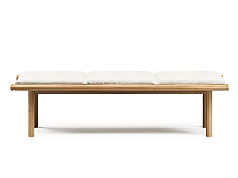 Деревянная садовая скамья Atmosphera Apache PF.OUT.APA.PN+PF.OUT.CXAPA.PN фабрика ATMOSPHERA из Италии